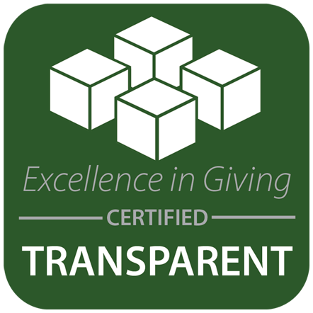 Excellence in Giving Certified Transparent
