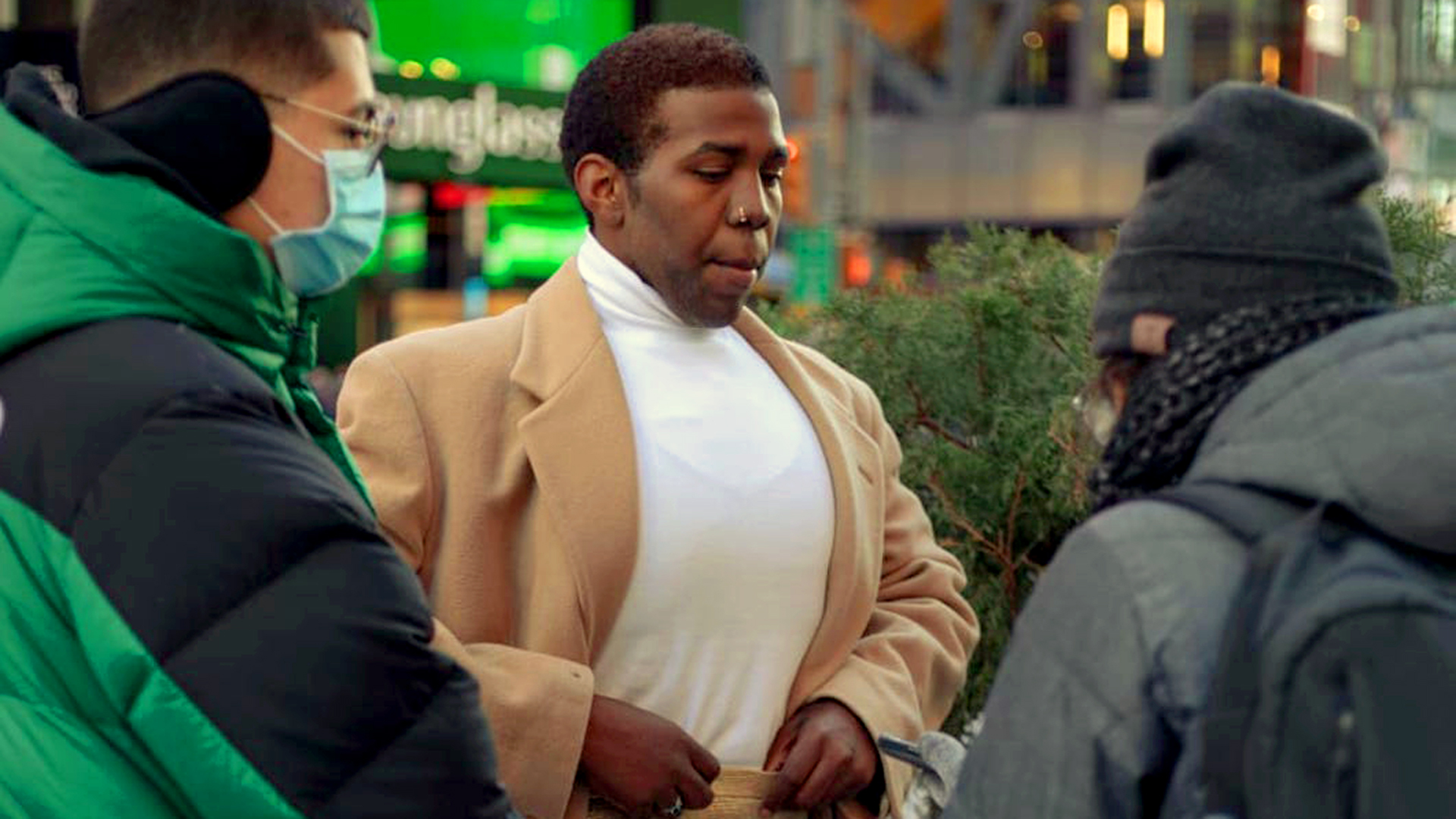 Young adults from Times Square Church stepped through fear to talk with those they encountered