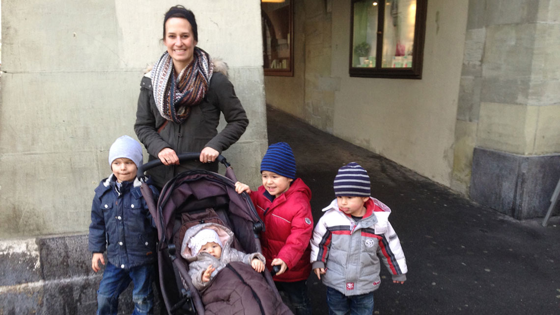 Stephan’s wife, Nadine, and their four children