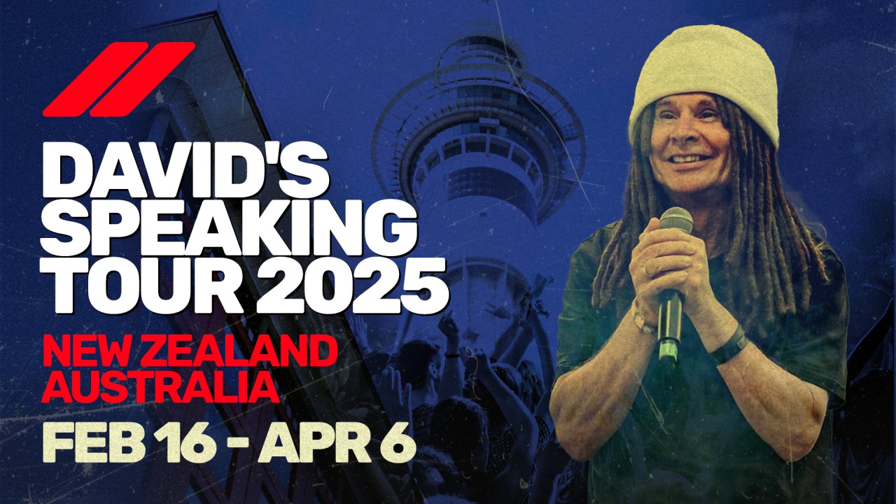 David's Speaking Tour 2025 - New Zealand and Australia